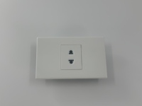 Interrupteur mural et prise standard américains 45A pour maison, hôtel, PC, couleur blanche, interrupteurs et prises électriques