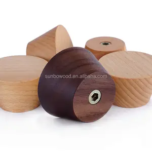 Wood Grain Pot Lid Handle Knobs Kitchenware Wooden Handle Kettle Wooden Knob With Logo