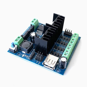 L298N Motor Driver Module 4 Channel With <b>USB</b> Interface For Smart Car Control - Product Image 3