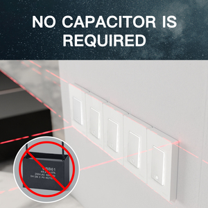 MOES Tuya Interruptor De Luz Inteligente Sem Fio Neutro Trabalhe com Alexa Google Home Sem capacitor Sem Hub Interruptor dos EUA - Product Image 3