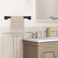 Ensemble d'accessoires de salle de bain 5 pièces, porte-serviettes mural en acier inoxydable de 24 pouces