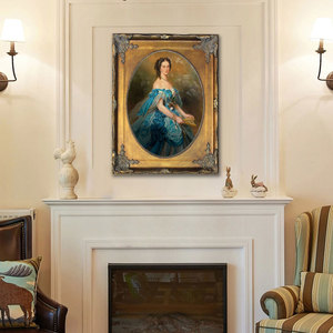 Châu Âu Phong Cách Nổi Tiếng Hình Chân Dung Sơn Dầu Sinh Tác Trên Vải Nghệ Thuật Ban Đầu Với Top Bảo Tàng Chất Lượng Vàng Khung Tường Nghệ Thuật - Product Image 5