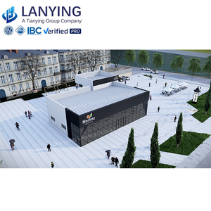 مباني فولاذية مسبقة الصنع يمكن استخدامها لمواقف طائرات المطارات والمستودعات وصالات الألعاب الرياضية - Product Image 2