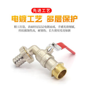 Wholesale All-Copper Custom-Made Brass Spouts Quick-Opening Electroplated 4/6-Point Nozzles for Washing <b>Laundry</b> <b>Appliance</b> Parts - Product Image 3