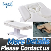 Table de massage électrique à dossier réglable avec éponge haute densité pour hôtel, salle de sport, salon - Mobilier de salon moderne 4 moteurs