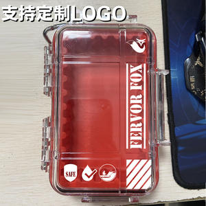 Transparent Waterproof <b>Tool</b> Box Sml Plastic Outdoor <b>Storage</b> With Latches Shockproof Sealed Case For EDC Gear - Product Image 5