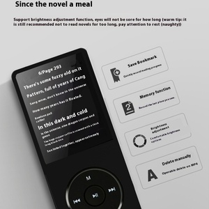 Nhà Máy Trực Tiếp Cho Bluetooth Kỹ Thuật Số <span class=keywords><strong>MP3</strong></span> Máy Nghe Nhạc Với Phát Lại Dài Đa-Nhiệm Vụ E-Book Ghi Âm APE USB Nhựa Loa Bên Ngoài - Product Image 2