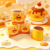 En gros Squishies en forme de blocs de maïs, à son croquant, à presser, saveurs Ananas, Pudding, Fromage, Cacahuète, jouets compressibles et moelleux