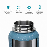 Bouteille d'eau isotherme en acier inoxydable à double paroi pour cadeaux d'affaires en gros, avec logo gravé au laser pour l'extérieur