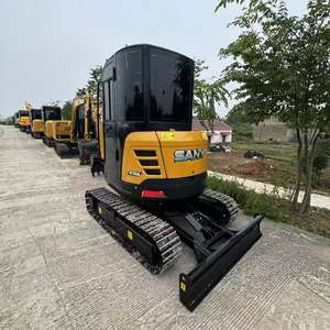 Mini-excavatrice sur chenilles SY35U de 3,5 tonnes, cylindre hydraulique Sany, moteur SANY, travaux de terrassement, poids en service - Product Image 3