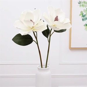 Wholesale Artificial Magnolia Flower <b>Branch</b> in Large White Red <b>for</b> New Year Christmas Wedding Valentine's Day Easter <b>Decor</b> - Product Image 3