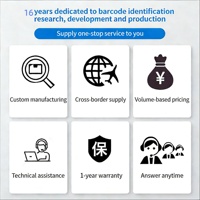 Escáner de Código de Barras SHUNQI 640*480 CMOS USB con Cable o Inalámbrico 2.4G o Portátil, Lector de Códigos 1D y 2D, QR, PDF417, Data Matrix