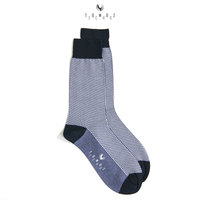 Chaussettes habillées pour hommes en coton mercerisé et nylon, motif pied-de-poule, personnalisables, antibactériennes, respirantes, broderie sur mesure, ODM de luxe