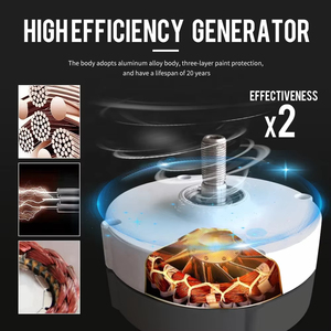 Generador Eólico de Eje Horizontal de 1000W, 2000W, 3000W, 5000W, Sistema de Generación de Energía Gratuita para el Hogar, Lista de Precios de Venta - Product Image 3
