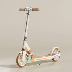 Patinete Eléctrico <span class=keywords><strong>de</strong></span> Dos Ruedas <span class=keywords><strong>de</strong></span> 8 Pulgadas, Plegable Rápido, <span class=keywords><strong>Diseño</strong></span> Moderno con Ruedas <span class=keywords><strong>de</strong></span> PU, Estilo Surf para Niños - Product Image 3