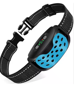 Collar de perro antiladridos caliente de Europa 100% seguro sin golpes IP67 impermeable pitido vibración collar de entrenamiento certificados CE para perros - Product Image 1