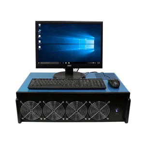 Carcasa de servidor de ordenador, chasis de montaje en Rackmount 8GPU, sistema RX570/RX470/P104/1060/1070, 4W9, precio de fábrica