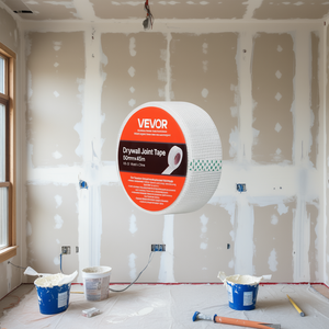 Bande de jointure pour cloisons sèches Vevor 50mmx45m, auto-adhésive, en fibre de verre, pour réparation et installation murale - Product Image 2