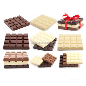 OEM/ODM wholesale high quality pure cocoa butter Dairy milk white chocolate and 100% Dark chocolate