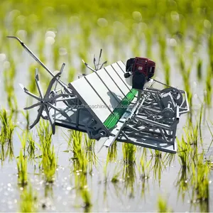 China melhor preço 4 linhas kubota arroz paddy transplanter máquina com roda para as Filipinas índia japão