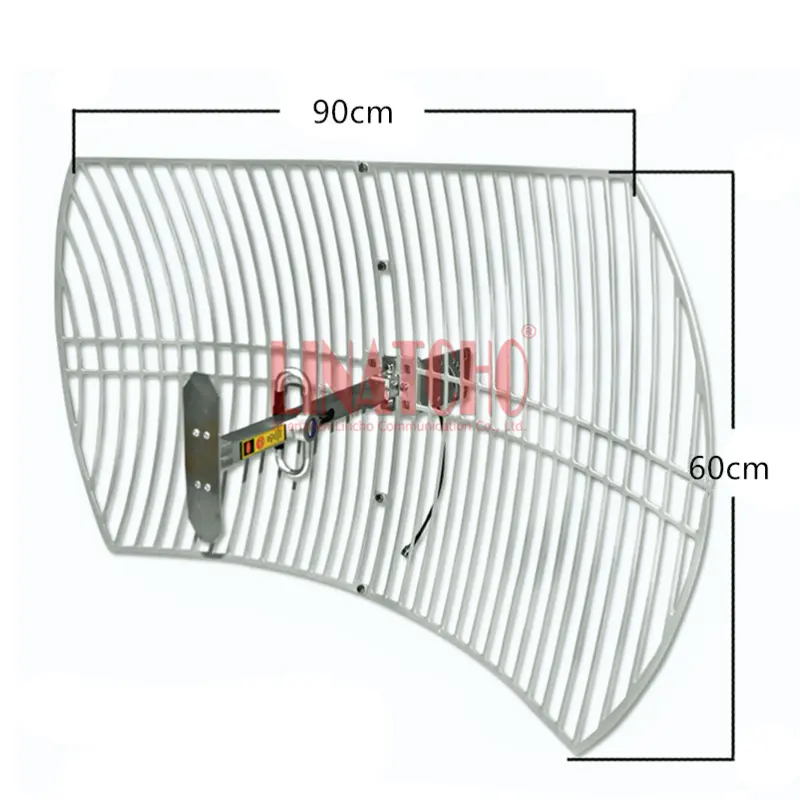 2 ग्राम 900mhz 15db आउटडोर उच्च लाभ जीएसएम डिश पैराबोलिक ग्रिड एंटेना