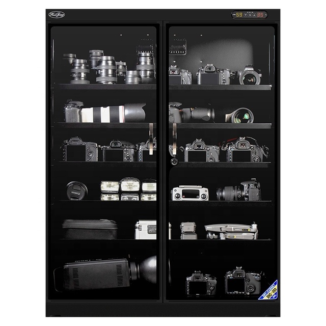 EDC-350L Electronic Dry Cabinet Camera Dehumidifying Storage Box for DSLR Camera Lens