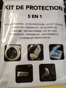 حجم مخصص غطاء فرامل اليد الواقي عالمي بي البلاستيك الشفاف 5 في 1 مجموعة أغطية مقاعد السيارة التي يمكن التخلص منها - Product Image 6