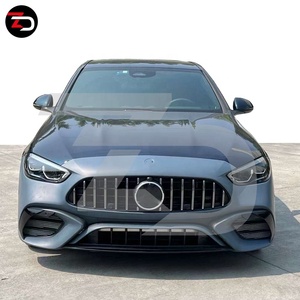 Materiale C63 S E Performance Style paraurti anteriore Kit corpo griglia anteriore <span class=keywords><strong>2021</strong></span>-on più nuovo PP 1 Set per <span class=keywords><strong>Mercedes</strong></span> W206 classe <span class=keywords><strong>C</strong></span> C200 C260 - Product Image 1