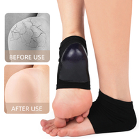Chaussettes à talon hydratantes pour traitement de talon fissuré chaussettes à bout ouvert chaussettes à talon Gel fissuré pour femmes