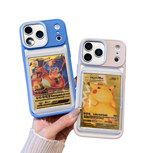 Funda para Teléfono con Ranuras para Tarjetas, Diseño de Dibujos Animados, Resistente a Impactos, TPU Rígido, para Modelos 17/16/15/14/13/12/11, Nueva - Product Image 5