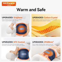 Ceinture &amp;   Appareil de massage chauffant vibrant pour la taille, spécial amincissement, pour la réduction des graisses abdominales à domicile par compresse chaude