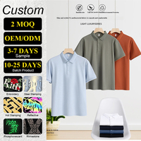 Polo Homme 210g Lourd Antibactérien 10A UPF50+ Anti-UV Mélange Coton Grande Taille 6XL Logo Personnalisé Vierge pour Golf
