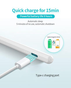 ปากกาสไตลัส WENKU WKZP010EA สำหรับ iPad 2025 พร้อมแม่เหล็กดูดติด และหัวปากกาเปลี่ยน<span class=keywords><strong>ได้</strong></span> ชาร์จเร็ว พร้อมเซ็นเซอร์เอียงสำหรับวาดภาพ - Product Image 2