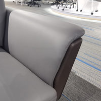 NOUVEAU Mobilier de style européen Canapés de bureau de luxe Style tendance Canapé modulaire Canapé en cuir Bureau