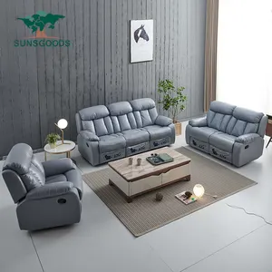 Modern living room recliner chair functional sofa set 7 seater recliner sofa and leather sofa set office leisure chair