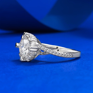 Anillo Octopus Clásico de Plata de Ley S925 con Moissanita de Alta Calidad, Venta al por Mayor del Fabricante con Certificado - Product Image 2