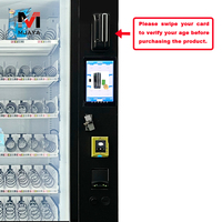 Distributeur automatique avec vérification d'âge, 60 sélections, écran tactile Android 10,1 pouces, gestion cloud, paiement MDB, réfrigéré 4-25°C