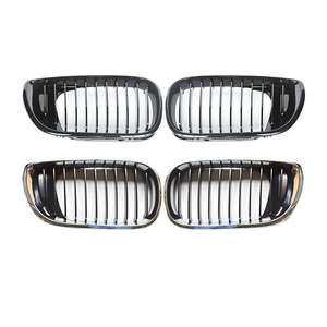 Grilles de course en maille pour calandre avant automatique pour <span class=keywords><strong>BMW</strong></span> Série 3 E46 2002-2004, matériau ABS, <span class=keywords><strong>grille</strong></span> de ventilation pour radiateur d'admission d'air - Product Image 1