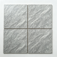 Carreaux de sol en porcelaine moderne antidérapants mats 400*400, antibactériens, à veinage aléatoire, pour cuisine, salle de bain, villa