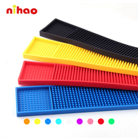 Tapis de bar en caoutchouc premium NIHAO, tapis de comptoir, tapis de bar personnalisé avec logo, logo personnalisé pour les bars, les hôtels, les restaurants