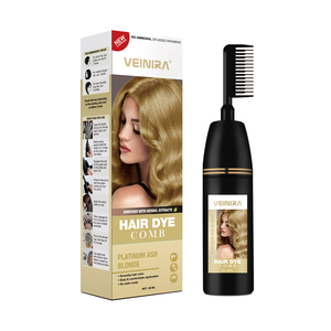 Miglior Prezzo Ingrosso Etichetta Privata 9 Colori Tinta per <span class=keywords><strong>Capelli</strong></span> Permanente Senza Ammoniaca a Base di Erbe con Pettine per Coprire i <span class=keywords><strong>Capelli</strong></span> Grigi - Product Image 4