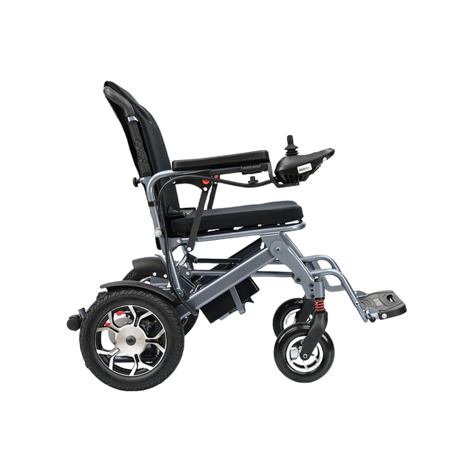 Lithium Battery Aluminum Alloy Folding Remote Control Lightweight Walker Electric Wheel Chair for Disabled
