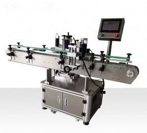 Etiquetadora Automática de Doble Cara REALMX para Botellas Redondas, Etiquetas Autoadhesivas para Bebidas, Etiquetado Inteligente con Código de Barras - Product Image 1