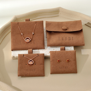 Artículos de Venta Caliente: Bolsas de Joyería de Microfibra con Hebilla, Almohadillas Insertables para Pendientes, Bolsas de Embalaje para Joyería - Product Image 5