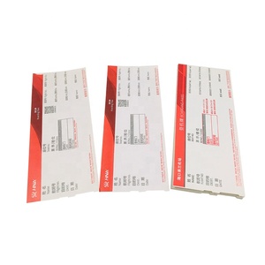 Alta calidad de encargo barato papel de aerolínea equipaje vuelos entradas - Product Image 1