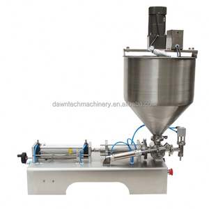 เครื่องบรรจุของเหลวแบบแนวนอนพร้อมฟังก์ชั่นกวน สำหรับครีมกึ่งข้น น้ำผลไม้ นม น้ำผึ้ง ช็อกโกแลต ซอสพริก ซอสกุ้ง - Product Image 3