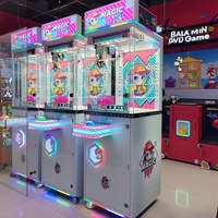 Jouets en peluche de 1.5m de haut Distributeur d'animaux en peluche Mini Machine à griffes Grue Jeu d'arcade à pièces Amusement
