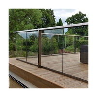 Accessoires de garde-corps en verre résistant aux intempéries, décoration de balcon, profilés en U de qualité supérieure