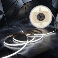 Bande LED COB en cuivre haute luminosité 3mm 24V avec télécommande USB IP20, lumière douce pour l'éclairage de paysages, de chambres et de meubles