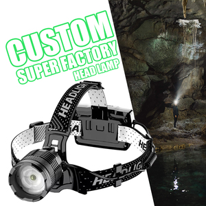 1000 lumen USB có thể sạc lại đèn pha 8-chế độ đầu làm việc Đèn chống thấm nước đèn pha với cảm biến chuyển động - Product Image 1